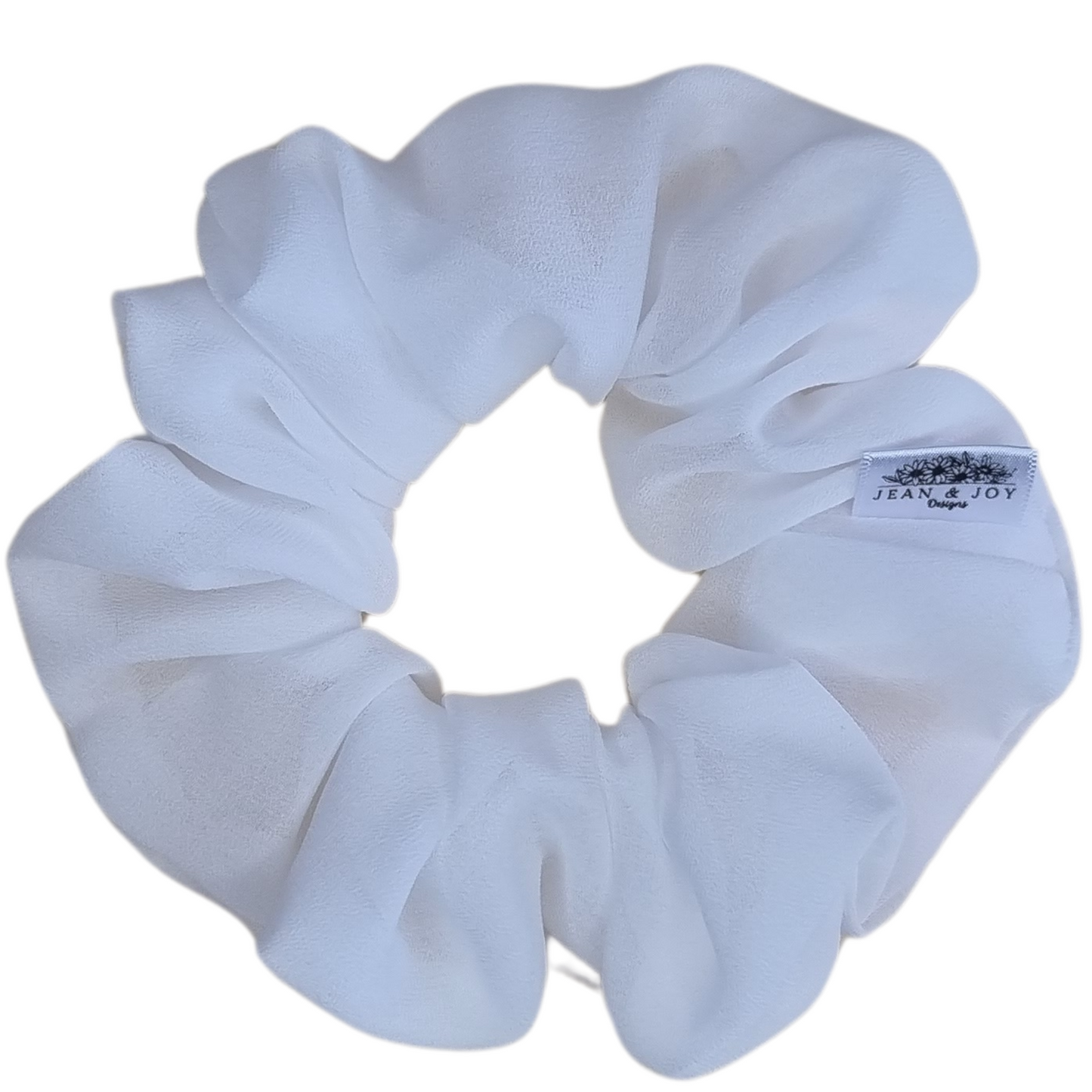 Bright White Chiffon Scrunchie 🤍