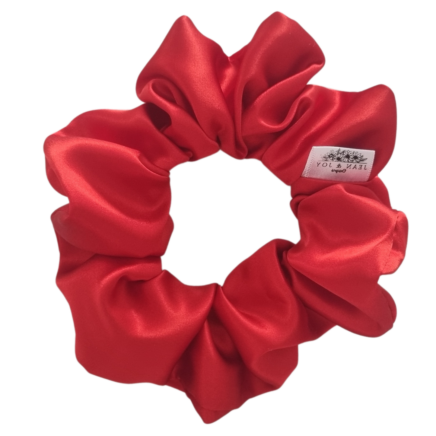 Cherry Charm Bright Red Scrunchie