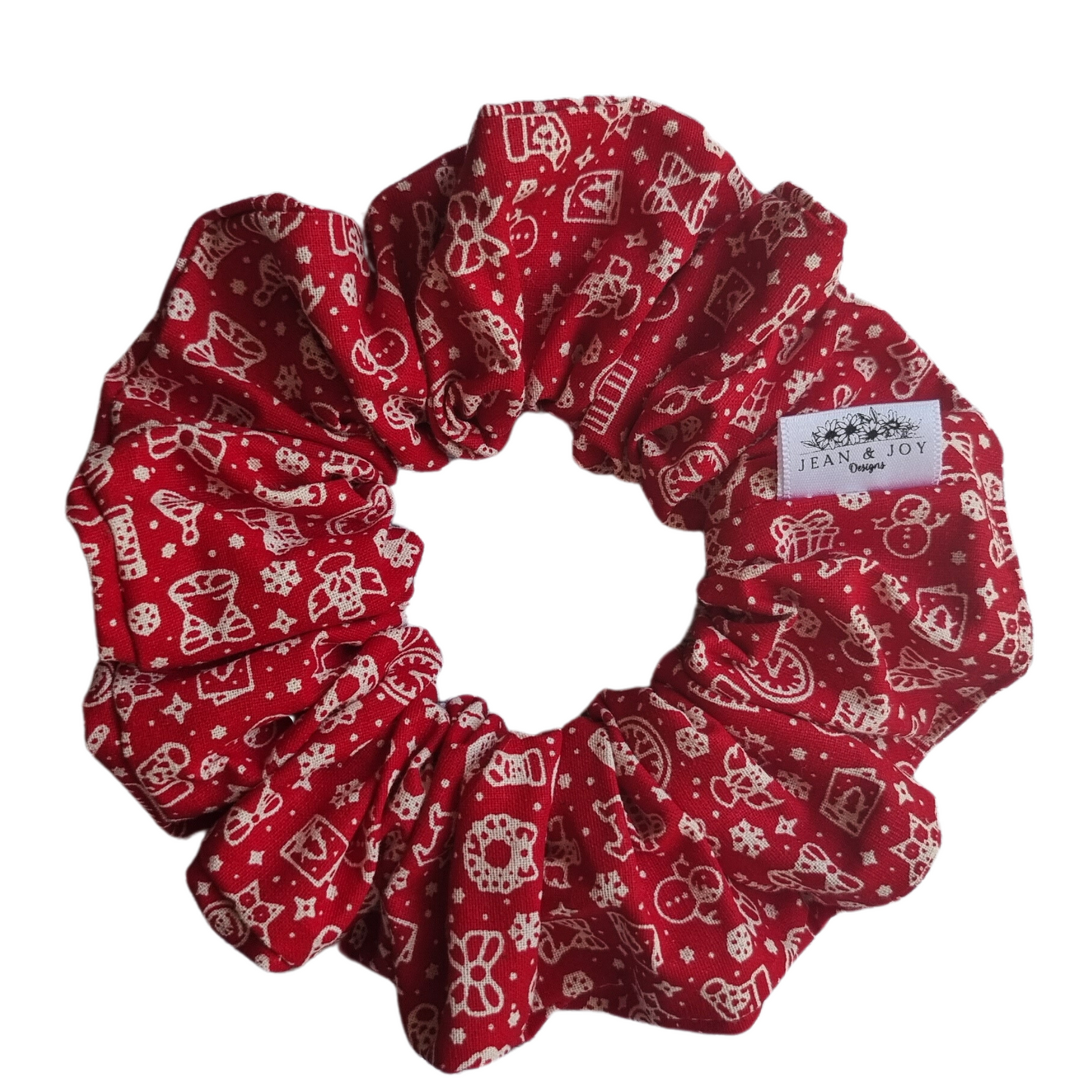 Festive Flurry Christmas Scrunchie