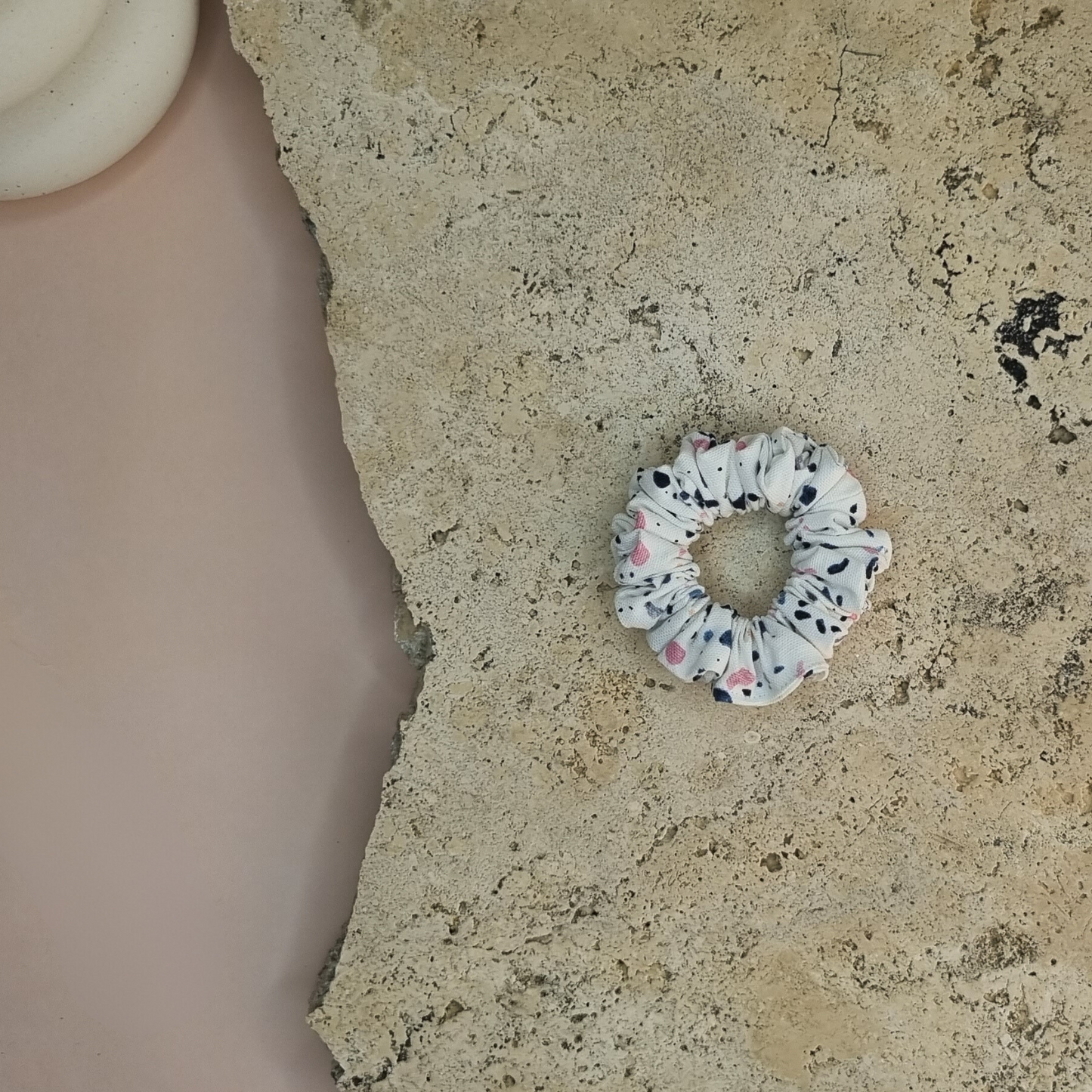 Terrazzo Treasures Linen Scrunchie