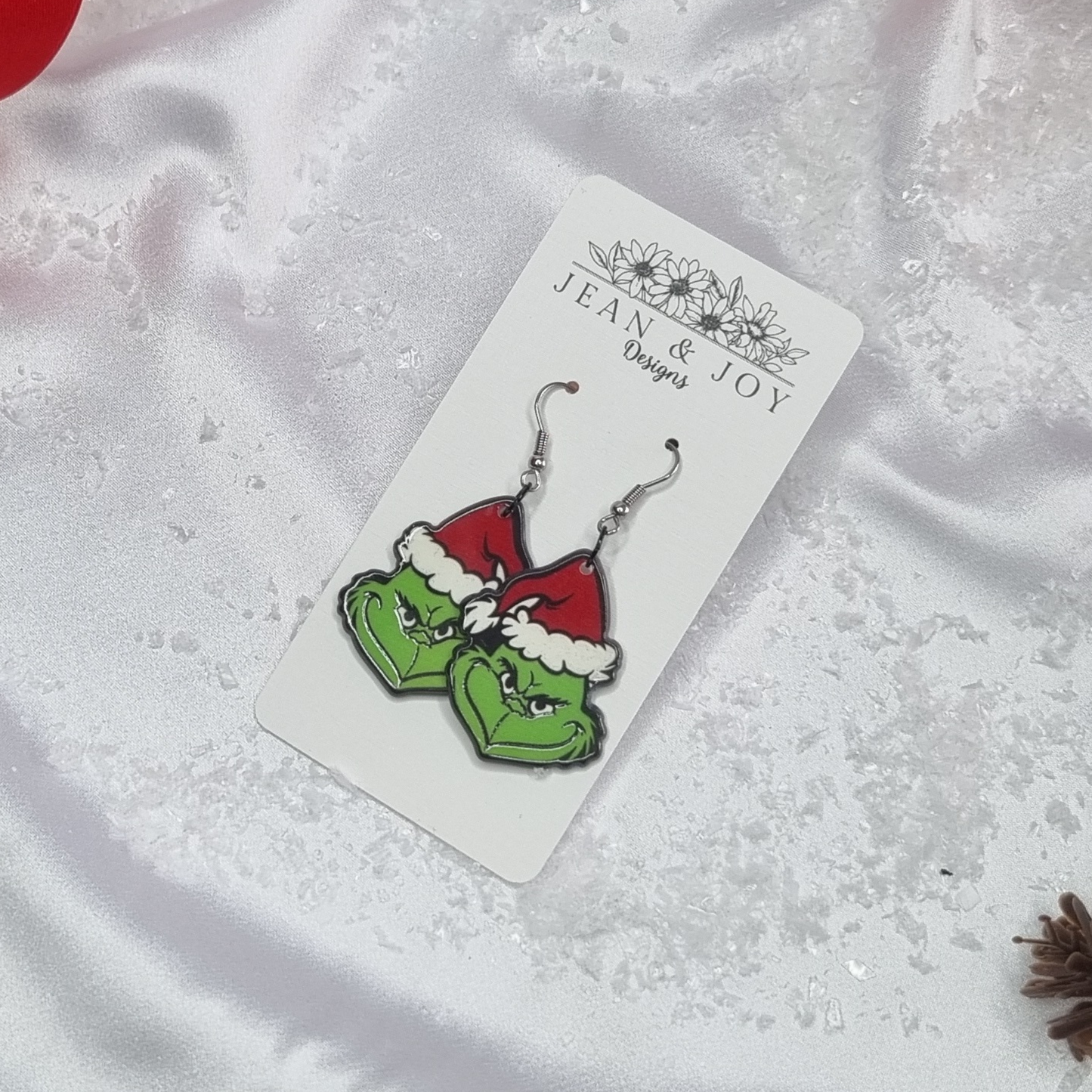 You're a Mean One, Mr. Grinch Earrings 🎅😠🎄