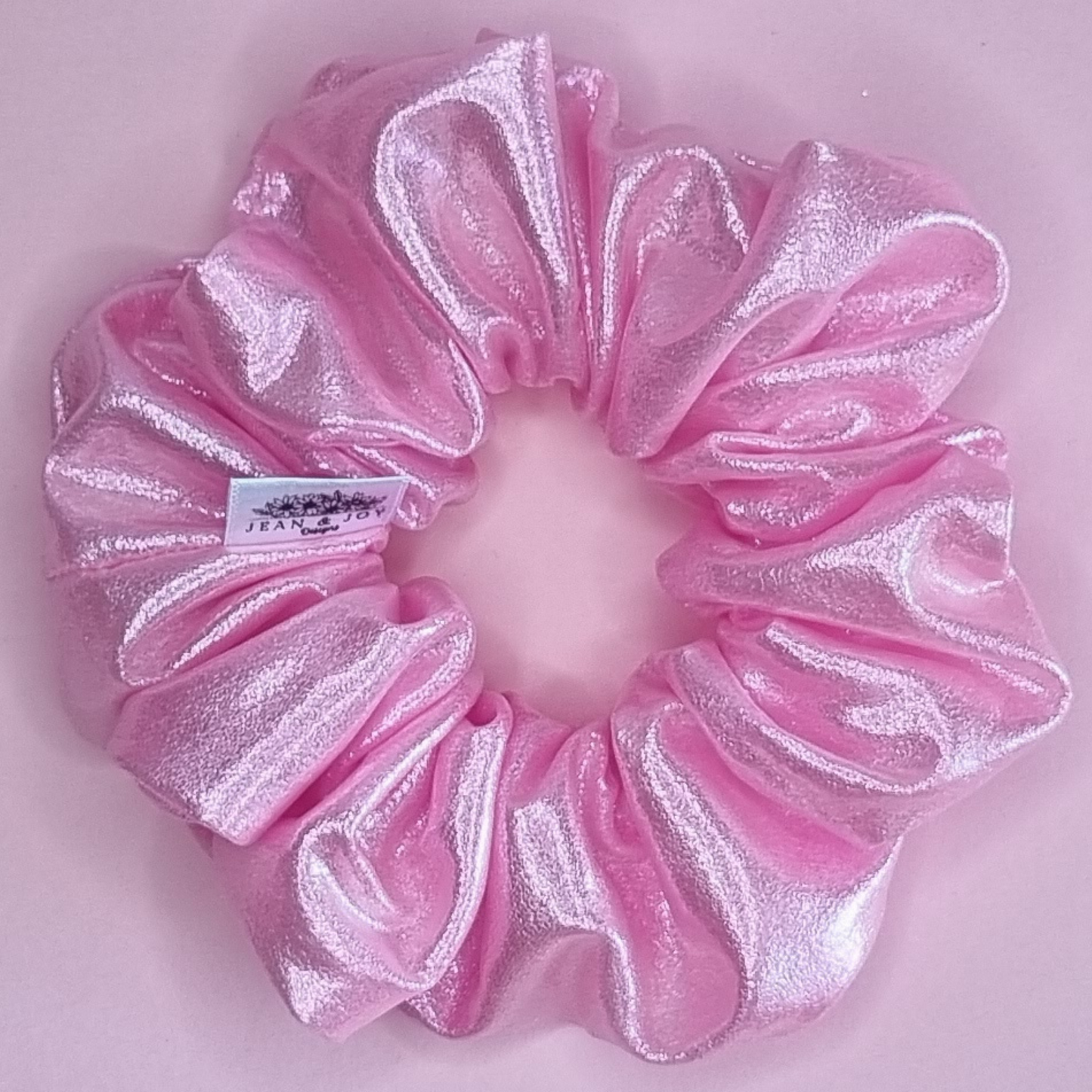 Barbie Pink Foil Scrunchie: