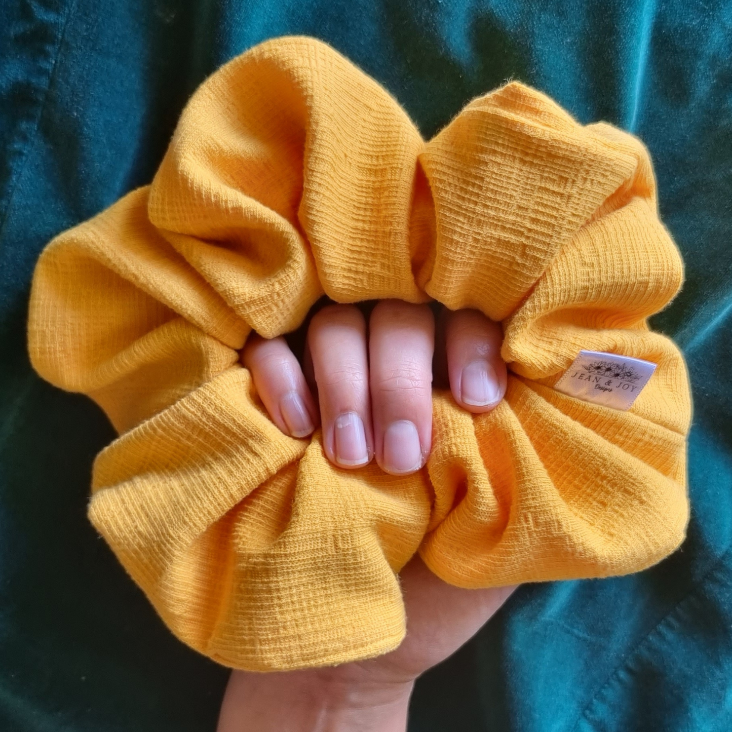 Sue ~ Golden Yellow Scrunchie