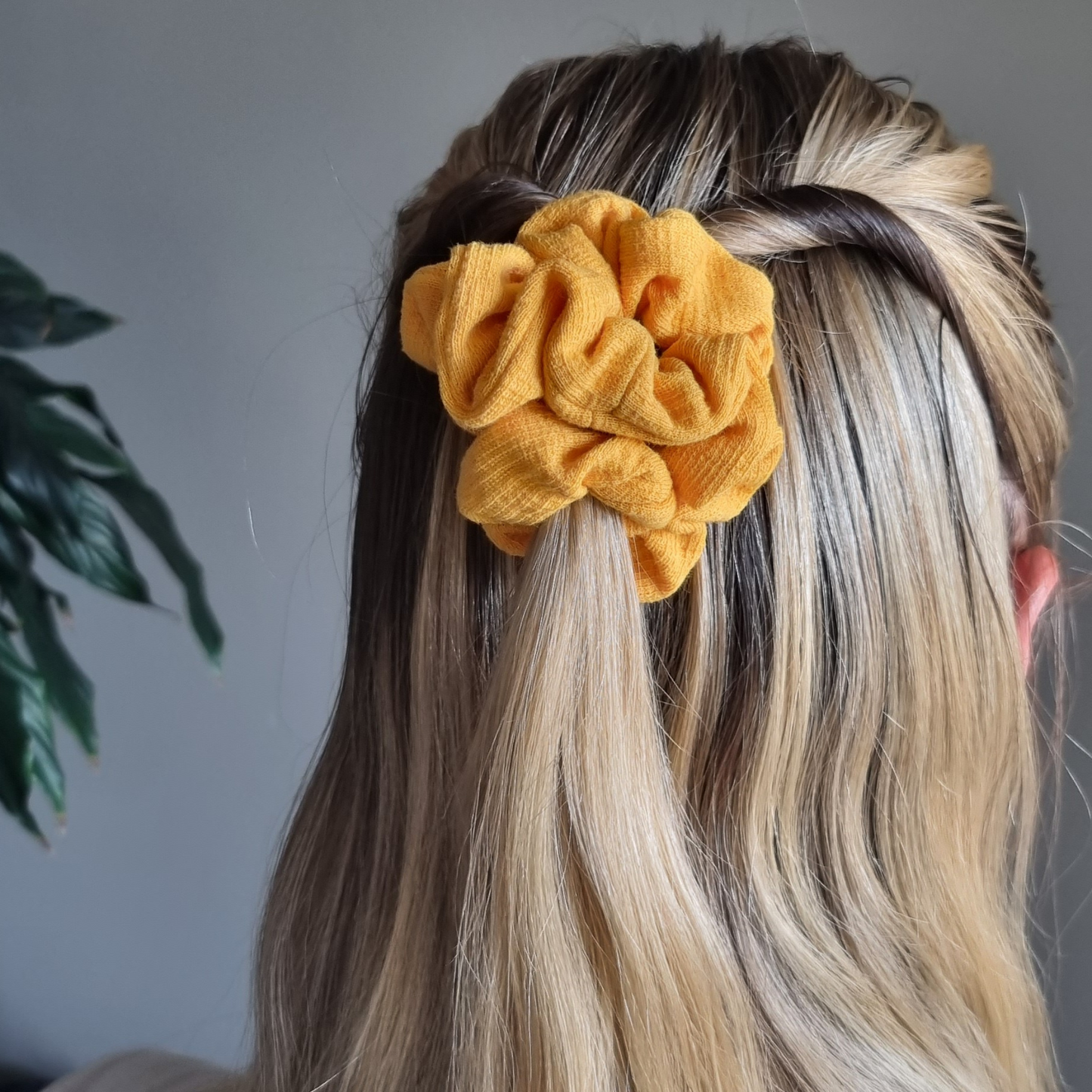 Sue ~ Golden Yellow Scrunchie