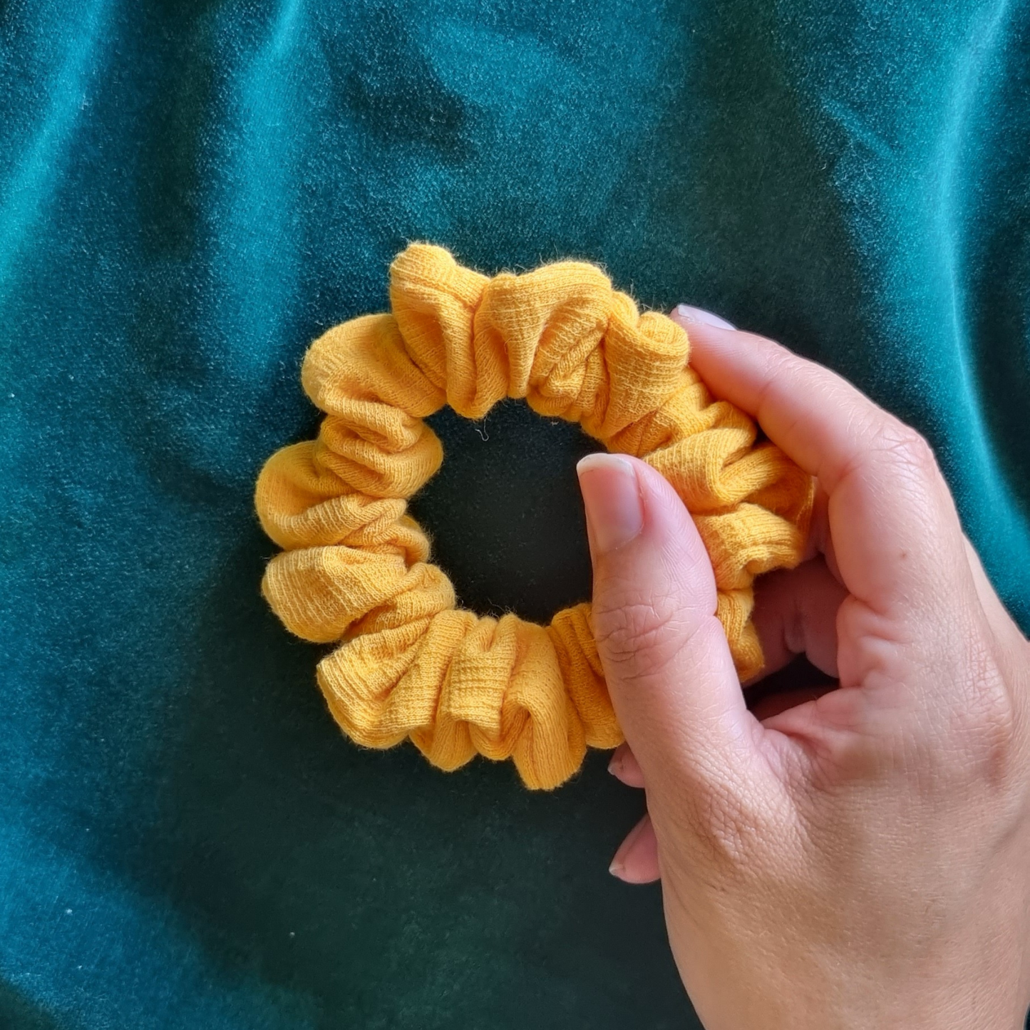 Sue ~ Golden Yellow Scrunchie