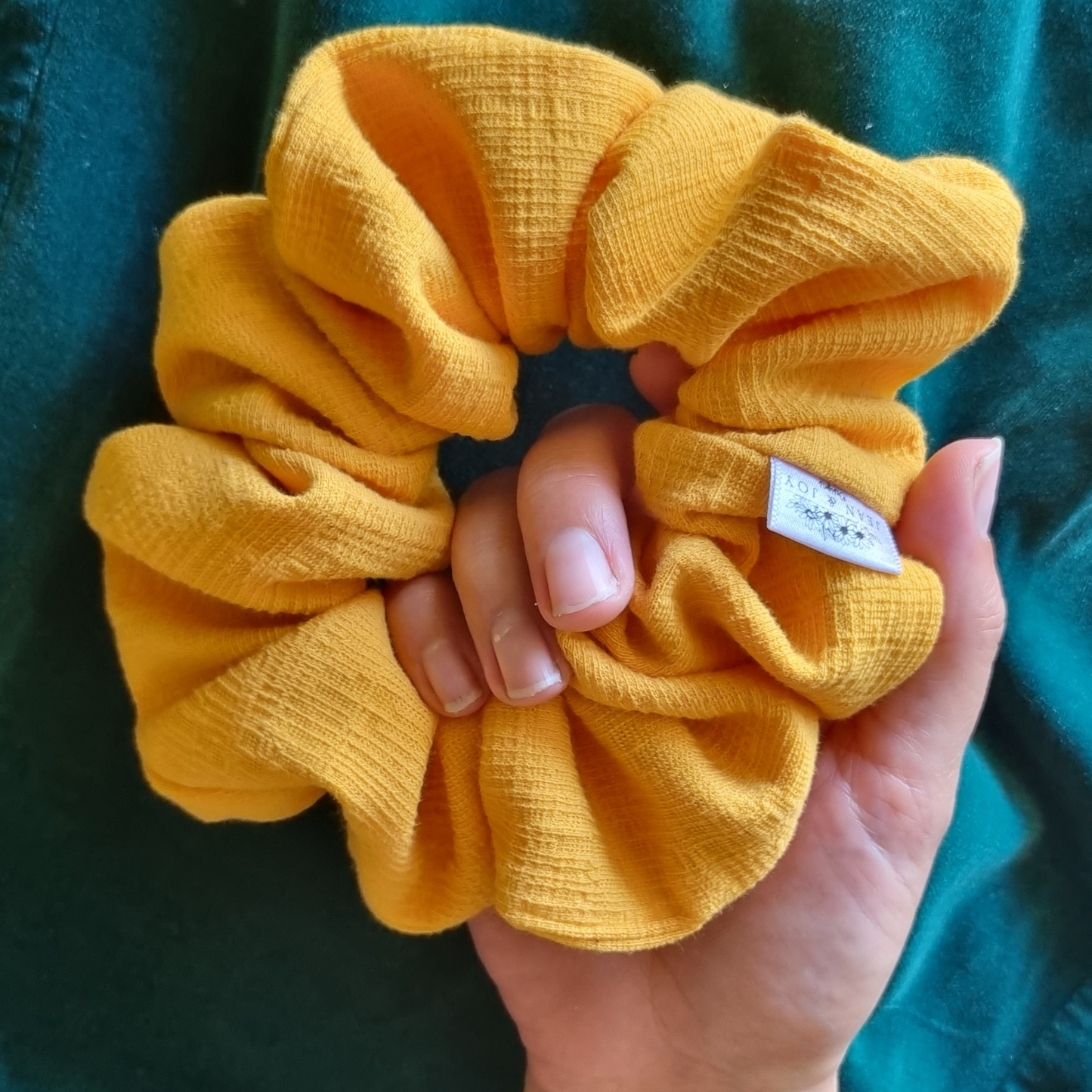 Sue ~ Golden Yellow Scrunchie